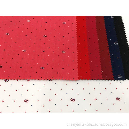 Polyester Cotton Stretch Plain Bedruckter Stoff